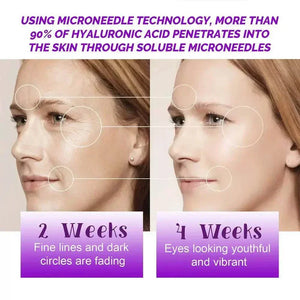 Serum Infused Microneedle Eye Patches Mask For Anti Wrinkle