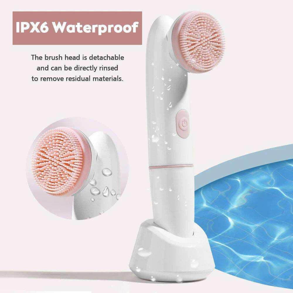 Electric Face Cleansing Brush For Facial Skin Care Wash Soni.
