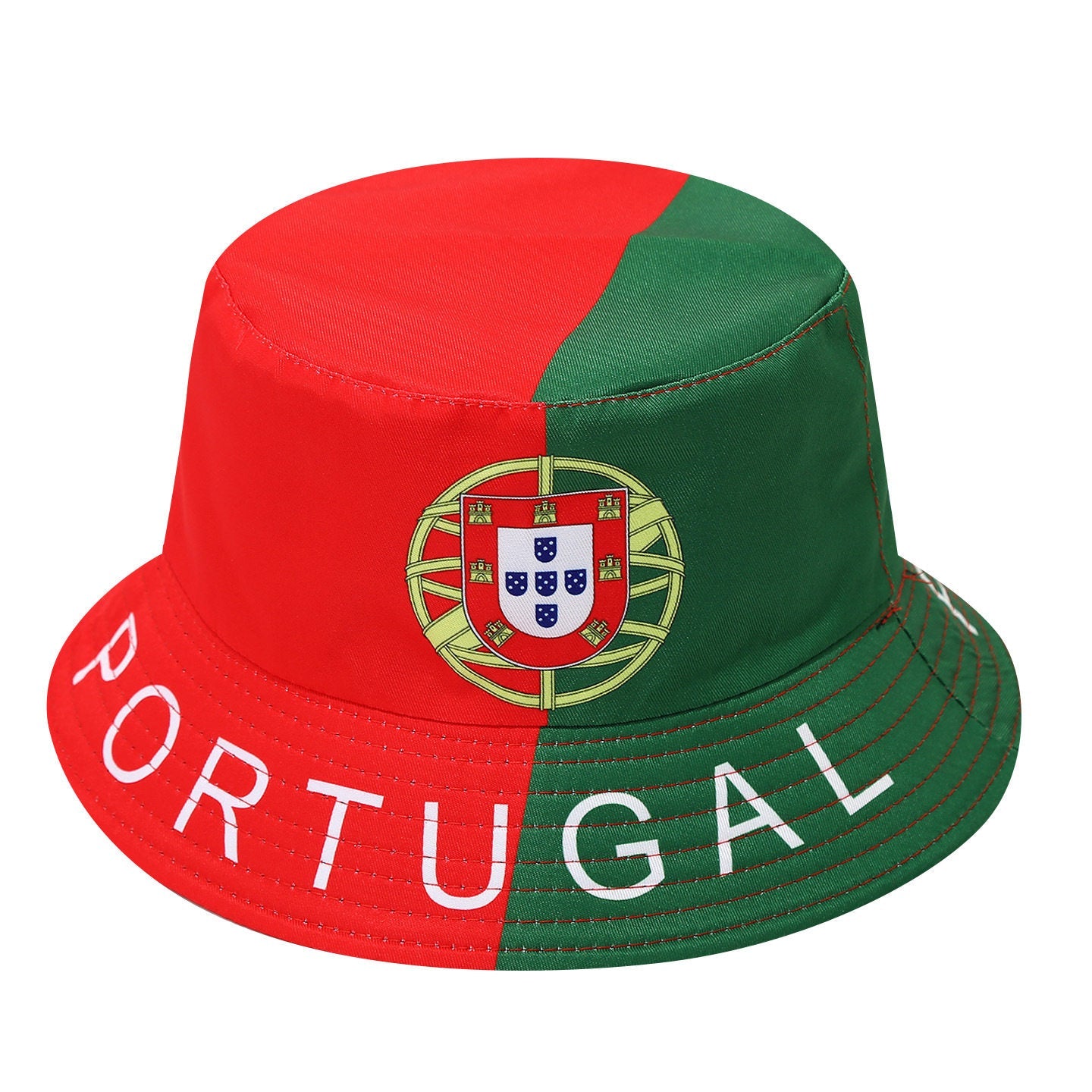 قبعة Bucket Hat بتصميم أعلام الدول لمشجعي كأس العالم.