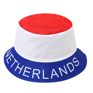 قبعة Bucket Hat بتصميم أعلام الدول لمشجعي كأس العالم.