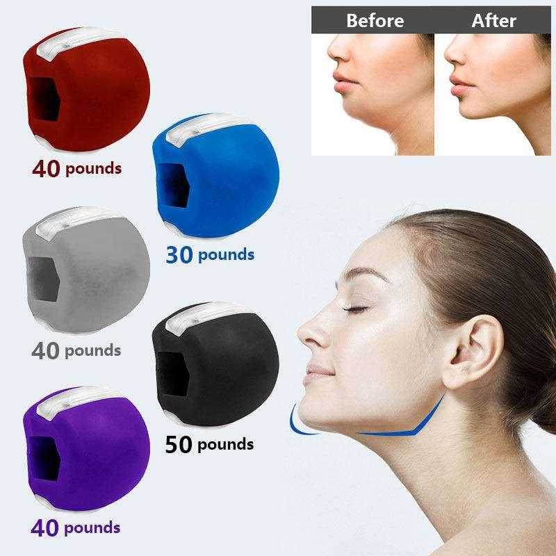 Food-grade Silica Gel Jaw Exercise Line Ball Muscle Trainin.