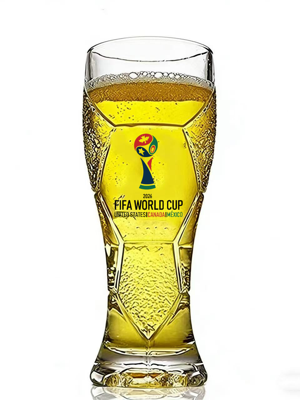 كوب زجاجي بتصميم FIFA World Cup 2026 المميز 500ml.