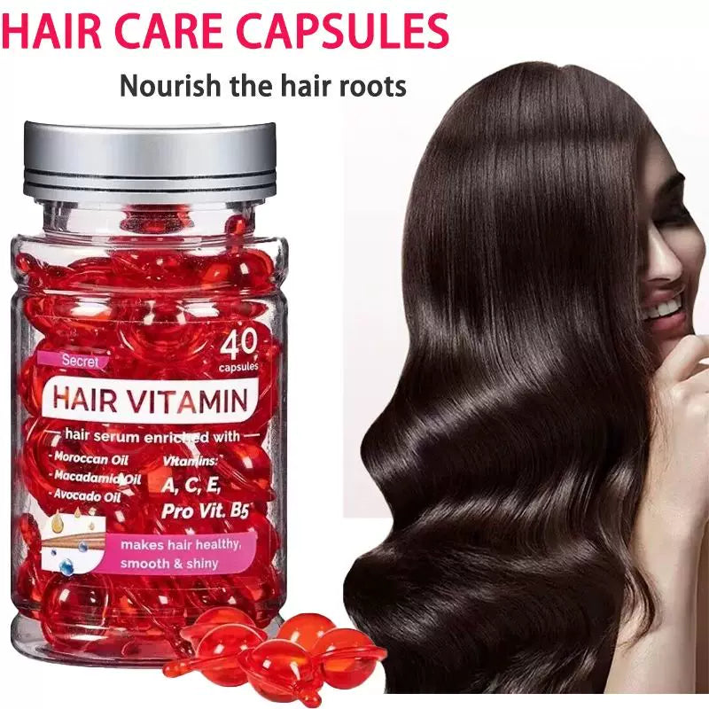 Hair Vitamin Serum Capsule Hair Maks Treatment Serum Enriche