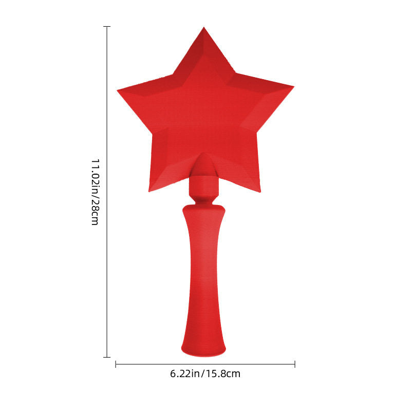 HalloKltty payment stick, star magic wand, 3D printed creative cartoon card holder, transit card swipe fairy wand.
