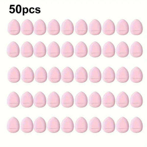 50pcs Mini Finger Sponge Powder Puff Pink Mini Size Finger P.