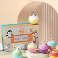 12pcs*60g Kids Bath Balls Marine Toy Scented Bath Salt Balls Explosive Essential Oil Bath Balls Bubble Bubble Bombs.