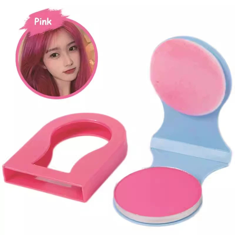 [Disposable Hair Dye Powder Foundation] Concert cosplay easy-to-color music festival stage color dye set tool hair dye.