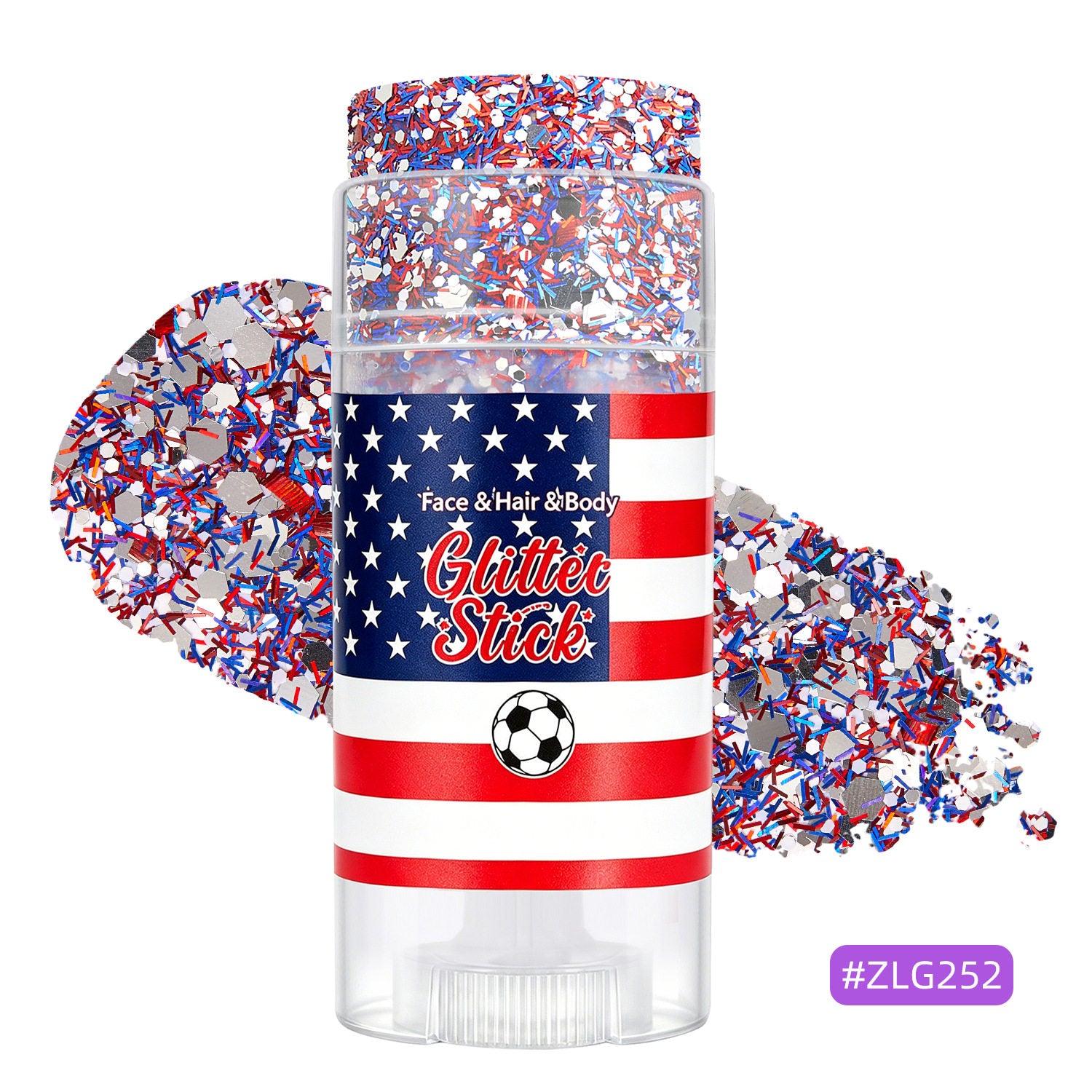 Sequin glue sticks, concert music festival glitter film beauty tools, facial makeup for sports matches, parties, and photo props.