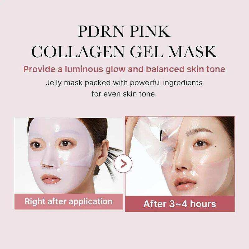 Bio-Collagen Real Deep Mask – Overnight Hydrating Face Mask for Pore Tightening & Elasticity | Deep Absorbing Hydrogel Sheet Mask for Glass Skin | 1pc.