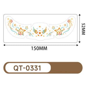 Five stickers for the US, Canada, and Mexico World Cup tattoo stickers, football match support freckles, face stickers, sweat-proof party makeup stickers, and more.