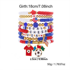 سوار خرز عصري بتصميم رياضي مميز لـ Soccer Lovers.