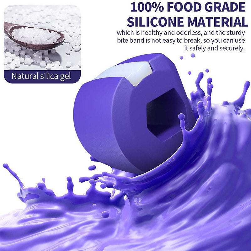 Food-grade Silica Gel Jaw Exercise Line Ball Muscle Trainin.