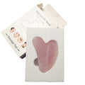 Natural Jade Gua Sha Scraper Board Massage Rose Quartz Jade.