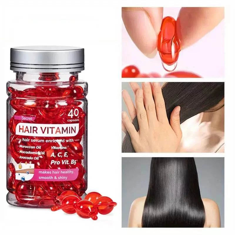 Hair Vitamin Serum Capsule Hair Maks Treatment Serum Enriche