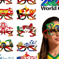 نظارات احتفالات World Cup بتصاميم أعلام دول متنوعة.