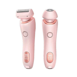Waterproof electric razor for facial hair remover electric squeegee for women Blue wet hair removal razor.