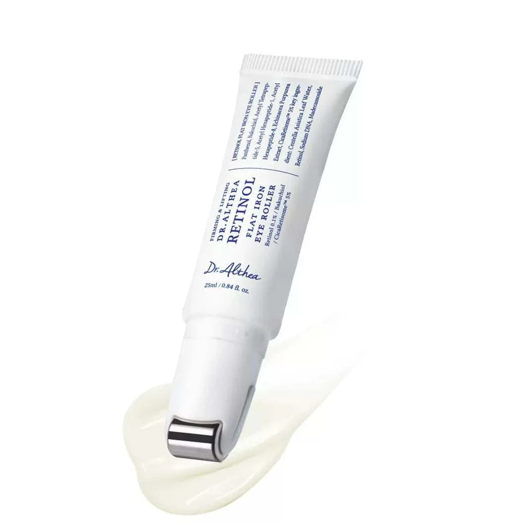 Dr.Althea Retinol Flat Iron Eye Roll-On Serum Retinol Eye Cream Centella Asiatica Houttuynia PDRN