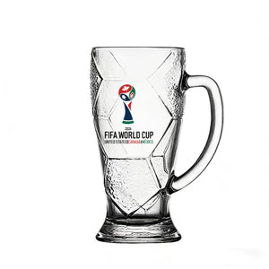 كوب زجاجي بتصميم FIFA World Cup 2026 المميز 500ml.