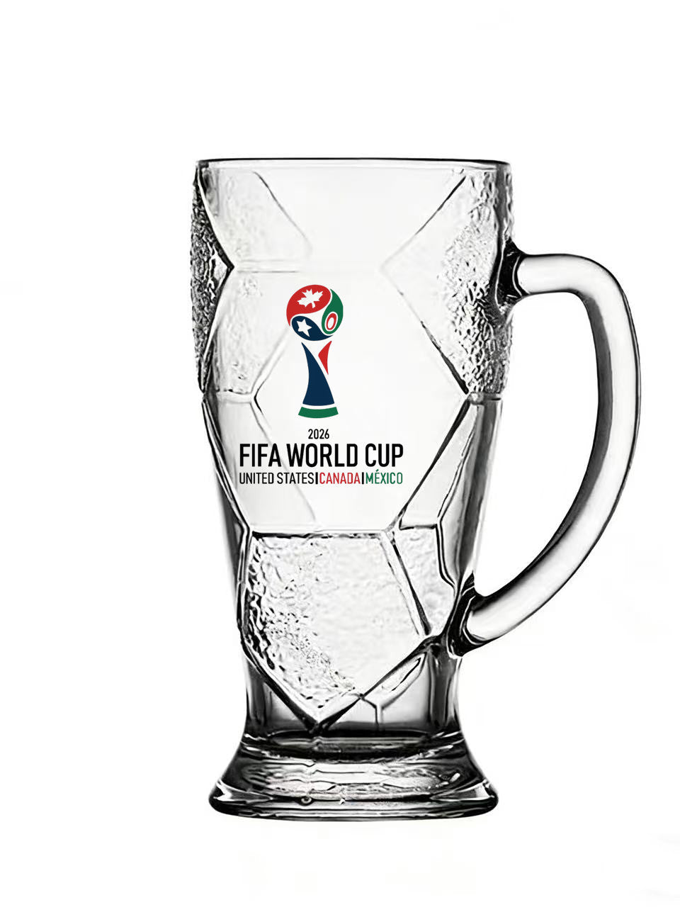 كوب زجاجي بتصميم FIFA World Cup 2026 المميز 500ml.