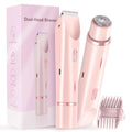 Waterproof electric razor for facial hair remover electric squeegee for women Blue wet hair removal razor.
