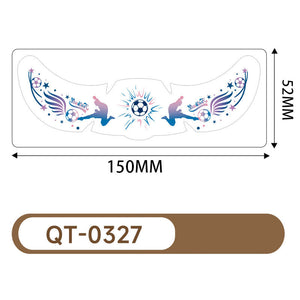 Five stickers for the US, Canada, and Mexico World Cup tattoo stickers, football match support freckles, face stickers, sweat-proof party makeup stickers, and more.
