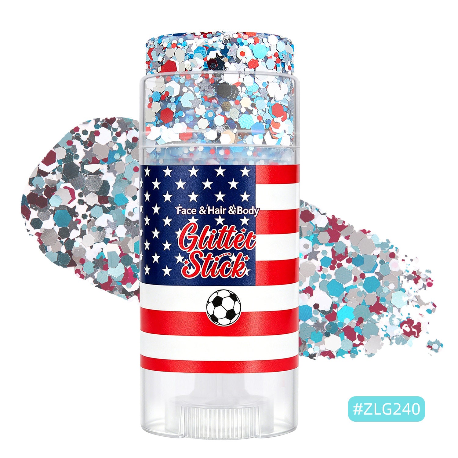Sequin glue sticks, concert music festival glitter film beauty tools, facial makeup for sports matches, parties, and photo props.