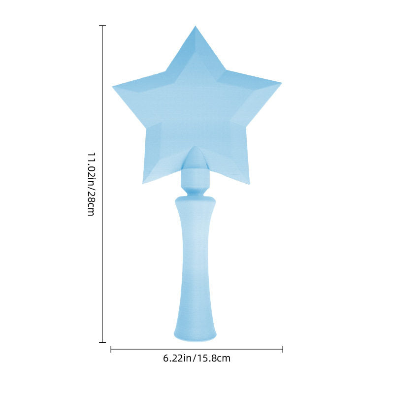 HalloKltty payment stick, star magic wand, 3D printed creative cartoon card holder, transit card swipe fairy wand.