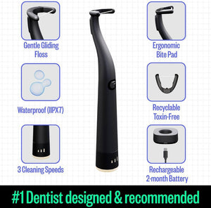 FLAUS Electric Flosser 3-speed 45 replacement head water flosser stick.