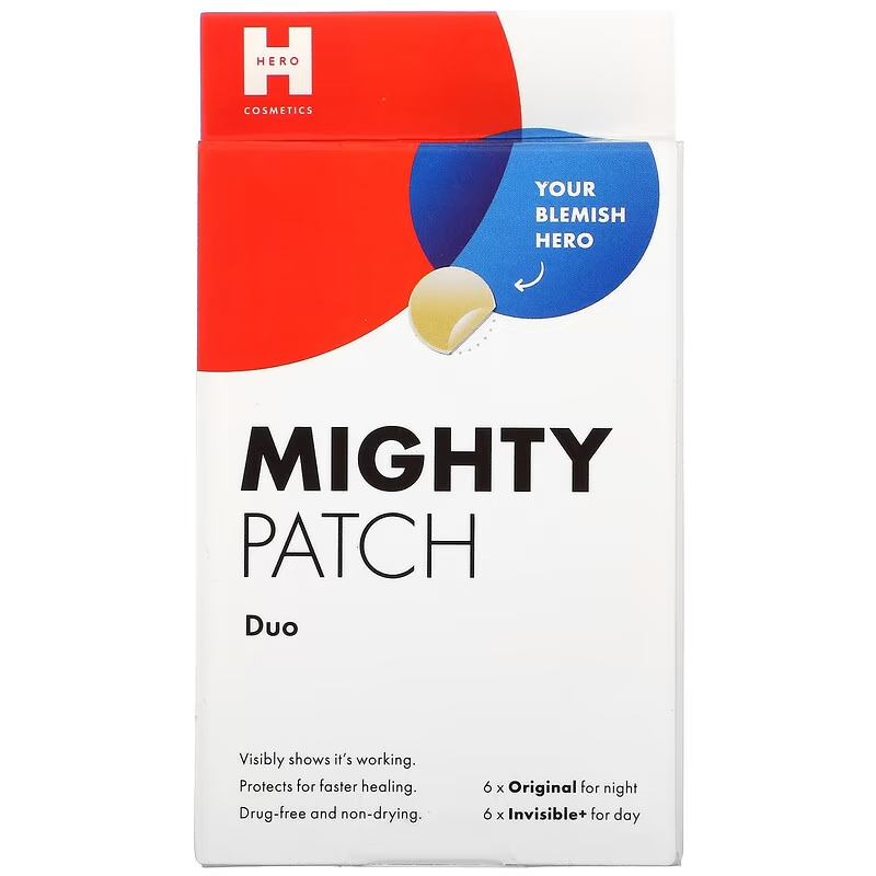 Hero Cosmetics Mighty Patch Original: Hydrocolloid Blemish Patches.
