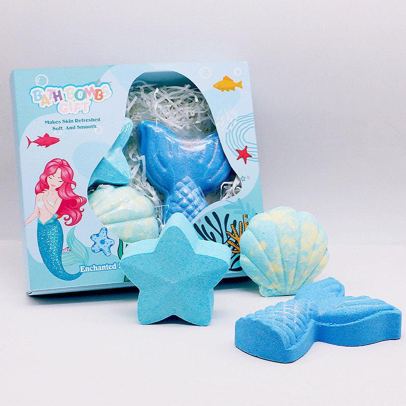12pcs*60g Kids Bath Balls Marine Toy Scented Bath Salt Balls Explosive Essential Oil Bath Balls Bubble Bubble Bombs.