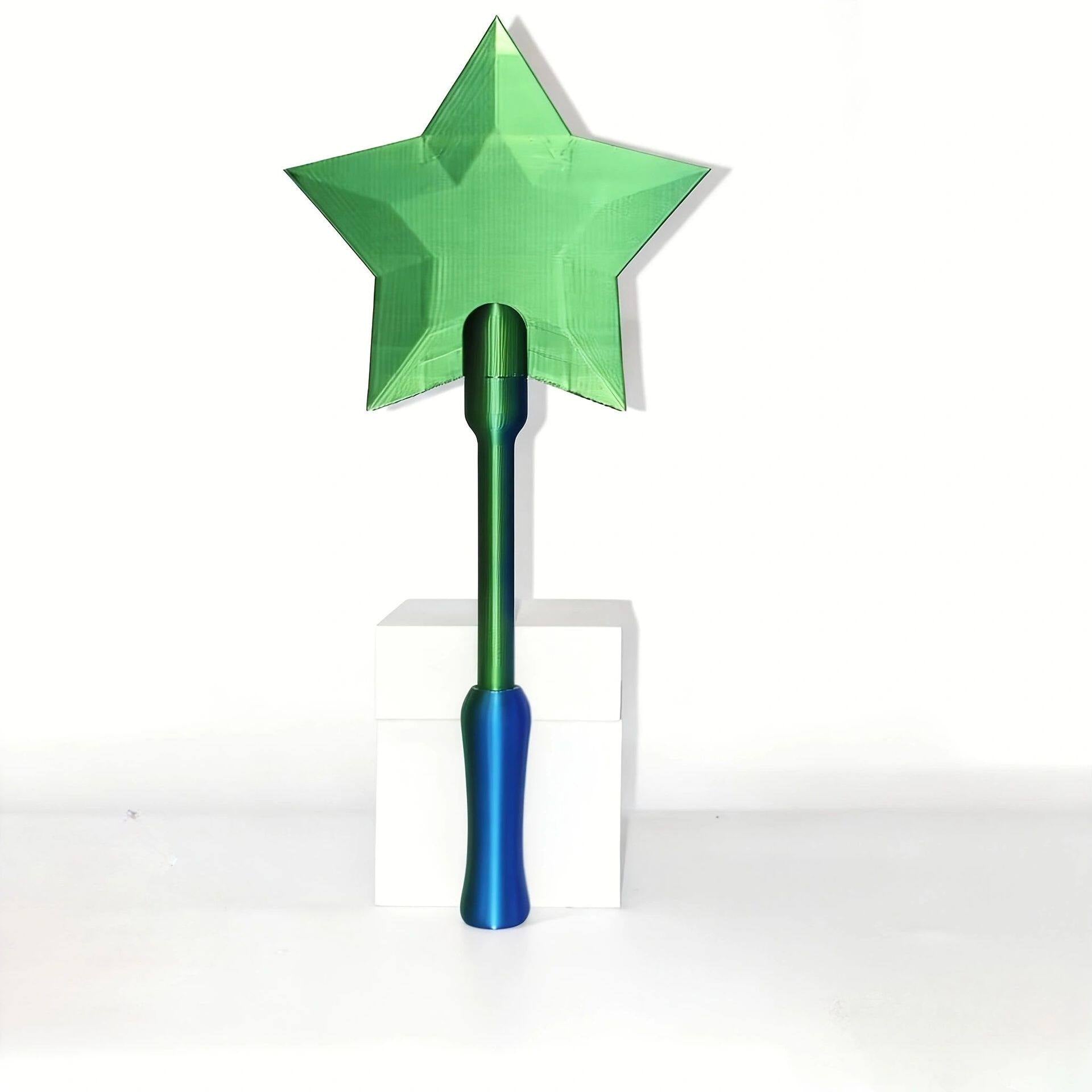 Star Magic Wand NFC Card Holder, Contactless Payment Clip, Fairy Wand Card Swiping Tool, Creative Cartoon Star Stick.