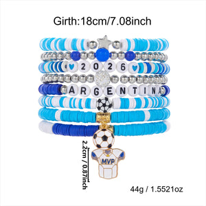 سوار خرز عصري بتصميم رياضي مميز لـ Soccer Lovers.
