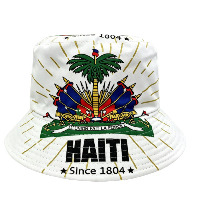 قبعة Bucket Hat بتصميم أعلام الدول لمشجعي كأس العالم.