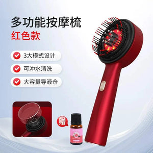Electric Scalp Massager & Liquid Hair Oil Applicator Brush.