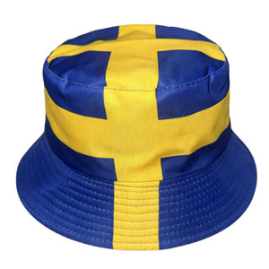 قبعة Bucket Hat بتصميم أعلام الدول لمشجعي كأس العالم.