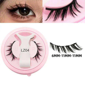 Magnetic eyelashes kit with 3D faux mink lashes and applicator for natural, reusable, glue-free volume