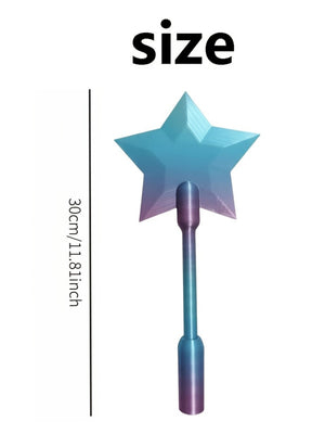 Star Magic Wand NFC Card Holder, Contactless Payment Clip, Fairy Wand Card Swiping Tool, Creative Cartoon Star Stick.