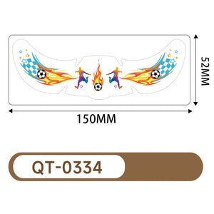 Five stickers for the US, Canada, and Mexico World Cup tattoo stickers, football match support freckles, face stickers, sweat-proof party makeup stickers, and more.