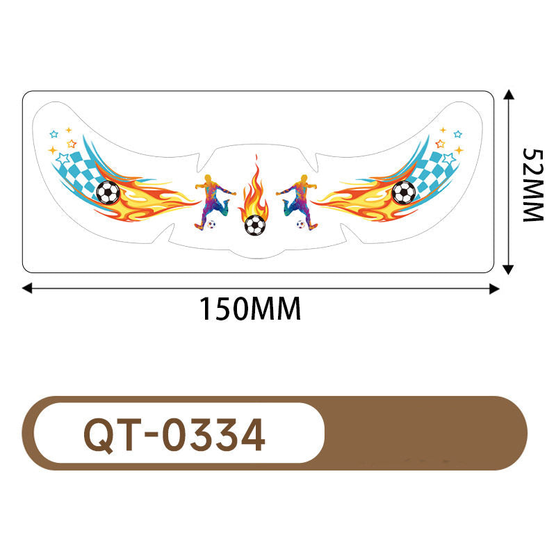 Five stickers for the US, Canada, and Mexico World Cup tattoo stickers, football match support freckles, face stickers, sweat-proof party makeup stickers, and more.