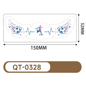 Five stickers for the US, Canada, and Mexico World Cup tattoo stickers, football match support freckles, face stickers, sweat-proof party makeup stickers, and more.