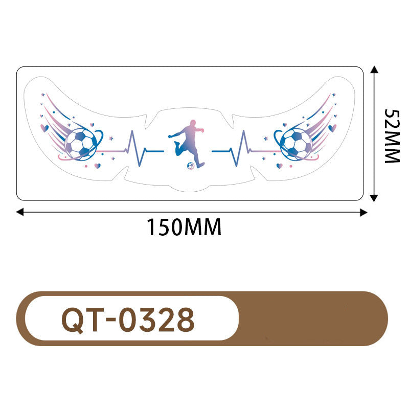 Five stickers for the US, Canada, and Mexico World Cup tattoo stickers, football match support freckles, face stickers, sweat-proof party makeup stickers, and more.