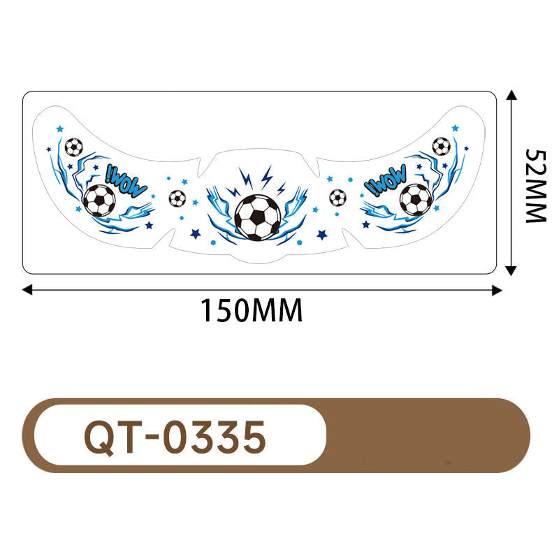 Five stickers for the US, Canada, and Mexico World Cup tattoo stickers, football match support freckles, face stickers, sweat-proof party makeup stickers, and more.