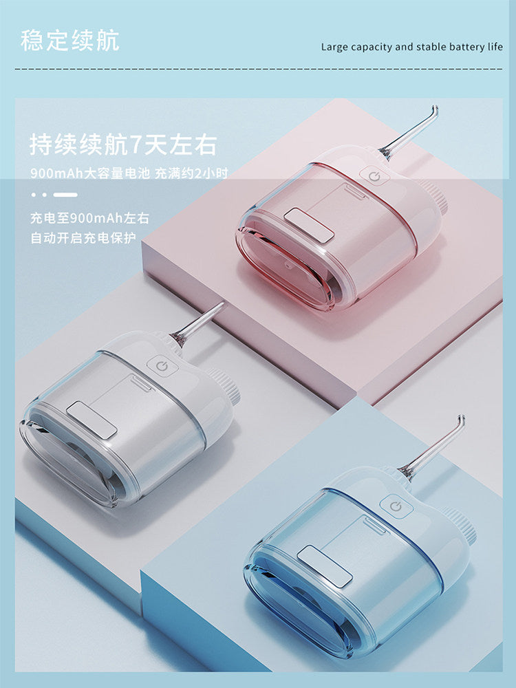 Portable Dental Irrigator Orthodontic Special Mini Home Scaler Mini Dental Scaler Water Flosser Travel Gift.