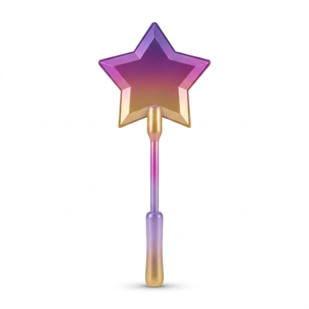 Star Magic Wand NFC Card Holder, Contactless Payment Clip, Fairy Wand Card Swiping Tool, Creative Cartoon Star Stick.