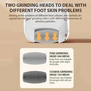 Rechargeable Electric Foot Grinder Dead Skin Remover Calluse.