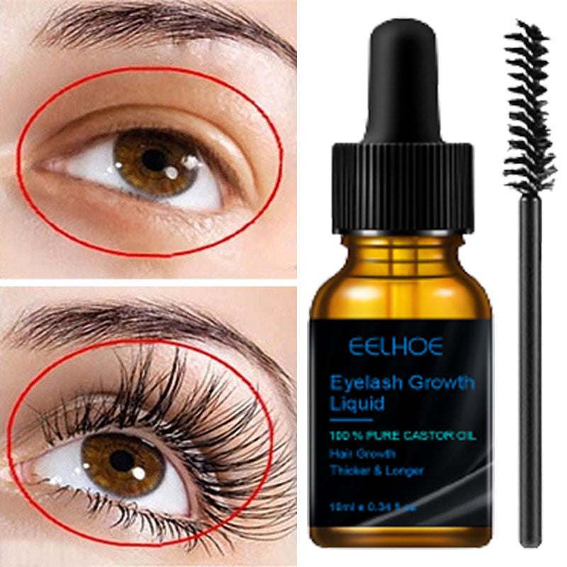 Natural Eyelash Growth Serum: 100% Pure Castor Oil Eyelash & Brow Complex