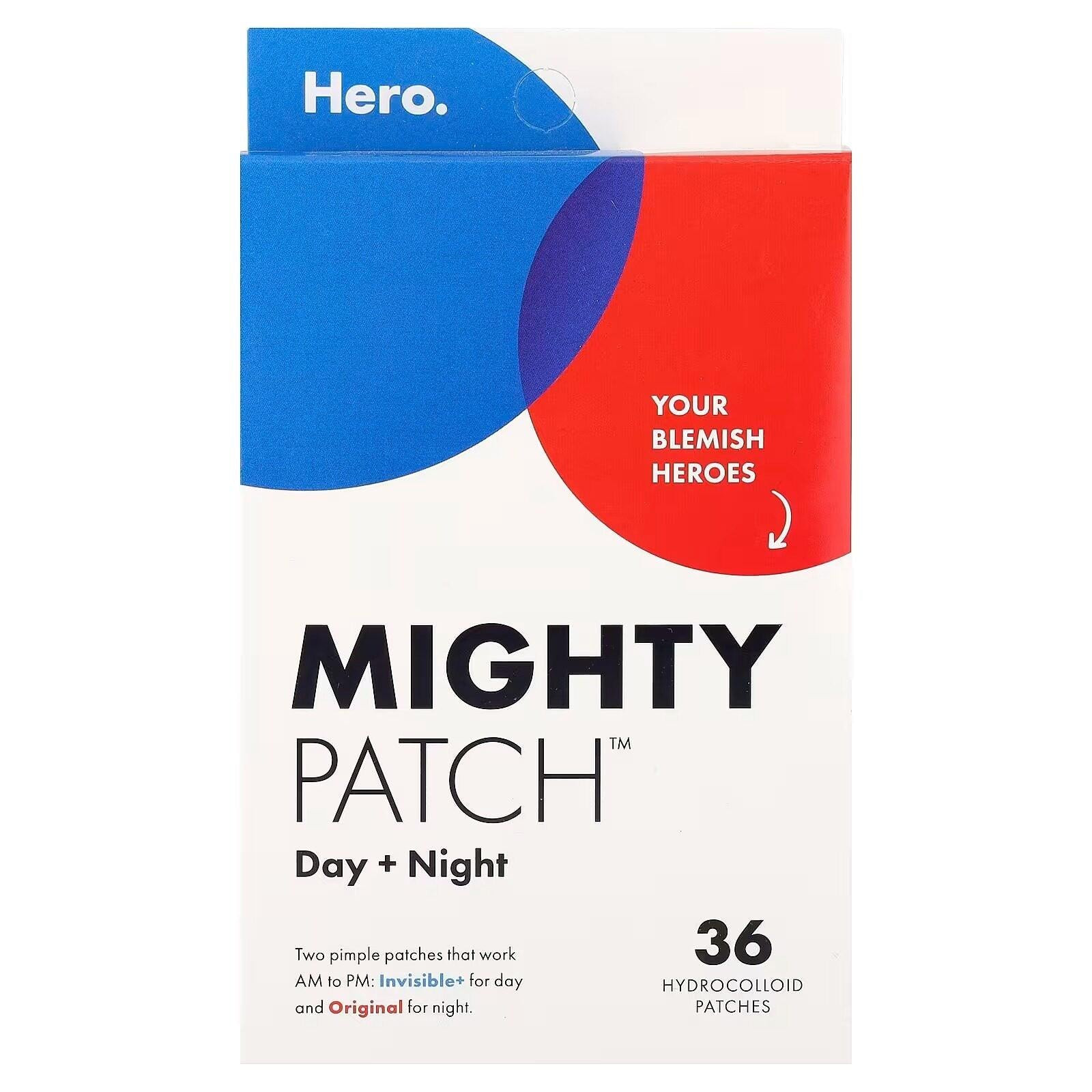 Hero Cosmetics Mighty Patch Original: Hydrocolloid Blemish Patches.