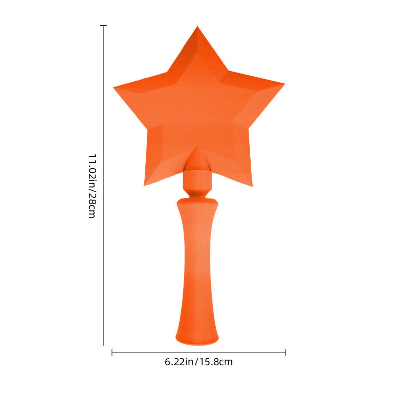 HalloKltty payment stick, star magic wand, 3D printed creative cartoon card holder, transit card swipe fairy wand.