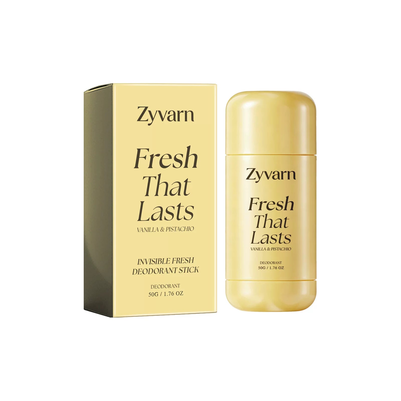Zyvarn Fresh Invisible Body Stick Daily Care for Body and Armpit Skin, Refreshing and Long-Lasting Scent.
