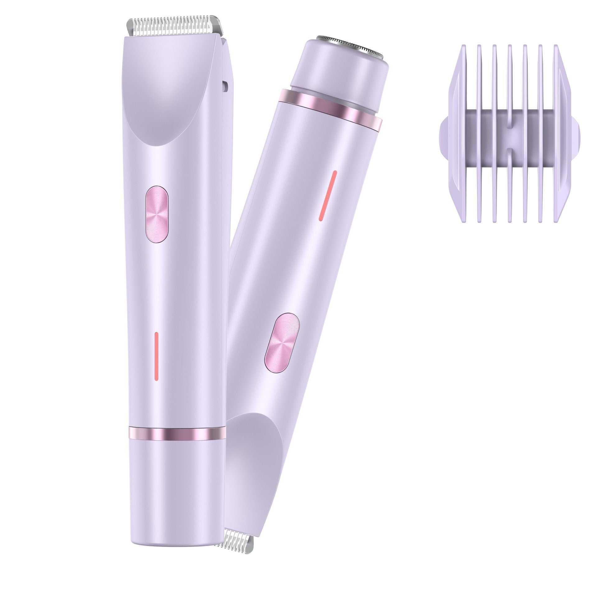 Waterproof electric razor for facial hair remover electric squeegee for women Blue wet hair removal razor.